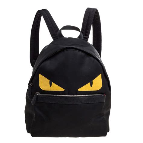 fendi monster backpack fake|fendi backpack with eyes.